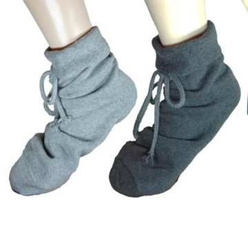 ✨可開發票#鞦鼕保暖加寬加大襪套石膏係帶式 老人兒童足部男女鬆緊可調舒適#免運