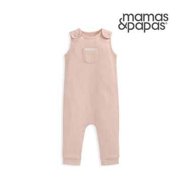 Mamas&Papas 初生-無袖連身衣(粉)