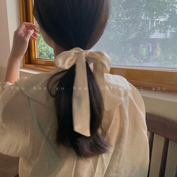 日系外出發帶綁發法式超仙女森系蝴蝶結飄帶發飾頭飾發夾發繩發圈