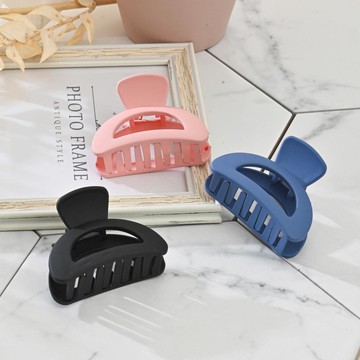 韓系霧面怪手夾半圓6cm-多款任選