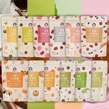 MEDOLLY 蜜思朵~黑糖銀耳露／黑糖玫瑰紅棗茶／黑糖桂花茶／冰糖茉莉金桔／黑糖金萱烏龍茶／黑糖冬瓜茶／冰糖茉莉四季春／冰糖蜜桃果茶／冰糖菊花枸杞金盞花茶／冰糖川貝水梨茶／冰糖川貝枇杷／黑糖牛蒡黑豆茶(17gx15入)袋裝 款式可選