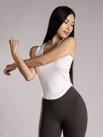 Modal Ant Waist Crop Tank Top