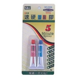 徠福 速硬AB膠 / 組 NO.2258【APP滿額下單10%點數(單一帳號最高5000點)】1/31止