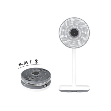【HLE170WT】充電式收納兩用風扇DC風扇12吋HLE170電風扇(7-11商品卡400元)
