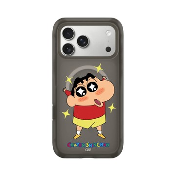 iPhone 17 Pro Max AirX 本質黑 - 蠟筆小新 Crayon Shinchan - 小新星星眼