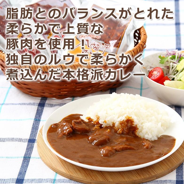 カレー 高品質の豚肉を使用した レトルトカレーセット 送料無料 ポイント消化