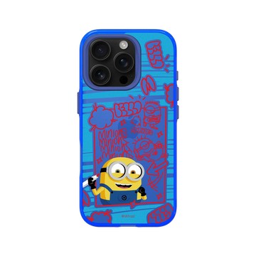 iPhone 16 Pro Clear 激光藍 - Minions - Minions - Bob draws
