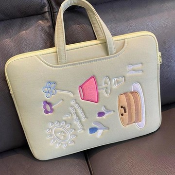 臺灣-出貨🔥筆記本手提包適用聯想蘋果macbook華爲14寸電腦包air13.3英寸15.6