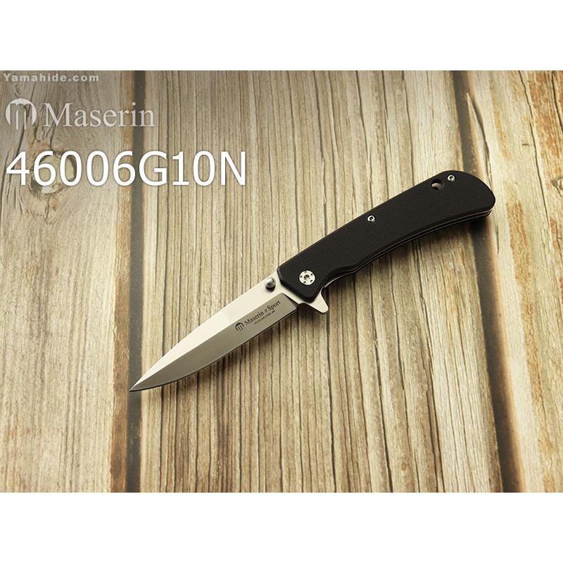 マセリン スポーツ フリッパー ライナーロック 折り畳みナイフ Maserin Sport folding knife 46006G10N