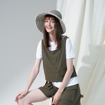 CLL巧玲瓏 兩件式質感背心休閒上衣 7629315