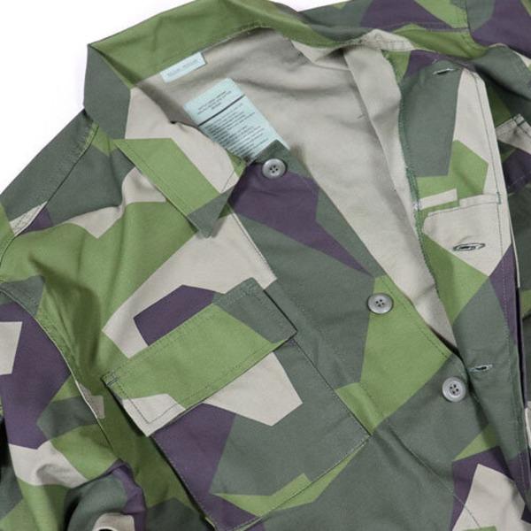 スウェーデン軍BDU（Battle Dress Uniform） M90グリーンカモ ジャケット 復刻 M