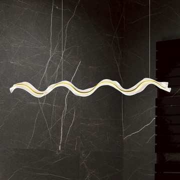 80W金色波浪造型吊燈｜C01-11-60061