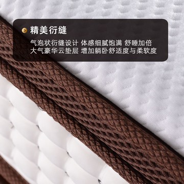 五星酒店輕奢獨立袋彈簧壓縮床墊高端家用睡眠超軟卷包席夢思2.2