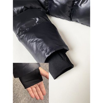 兒童羽絨服黑金中長款過膝加厚男童女童青少年冬裝2025新款童裝潮