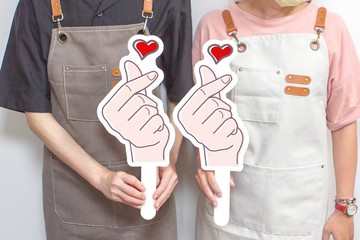 手比愛心手拿板 拍照道具