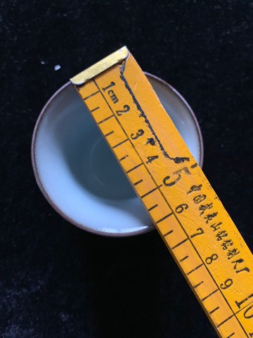 1官窯功夫茶杯主人杯單杯品茗杯茶盞陶瓷鐵胎直徑6cm高6汝窯熱銷