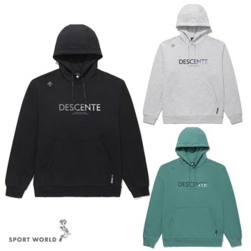 Descente 迪桑特 連帽長袖上衣 男裝 女裝 帽T【運動世界】SQ323UHD71-BLK0/MGRY/DGRN