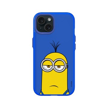 iPhone 15 Clear 激光藍 - Minions - Minions - Skeptical