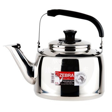 ZEBRA 【斑馬】304不鏽鋼笛音壺(A)_3.5L