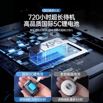 耳機真入耳式2025新款高音質品質男女士運動降噪超長續航