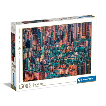 香港樓宇 1500片拼圖 Clementoni