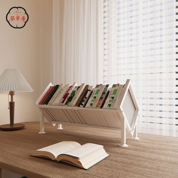 免運 桌上暑假 書立 書桌架 桌面小型書架收納置物架辦公室桌上整理客廳餐桌臺面多層擺放簡約工廠直銷 特惠/全館折扣 新品特價 zm79