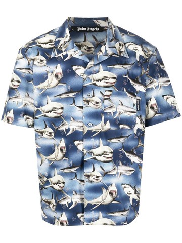 Palm Angels `Sharks` Bowling Shirt