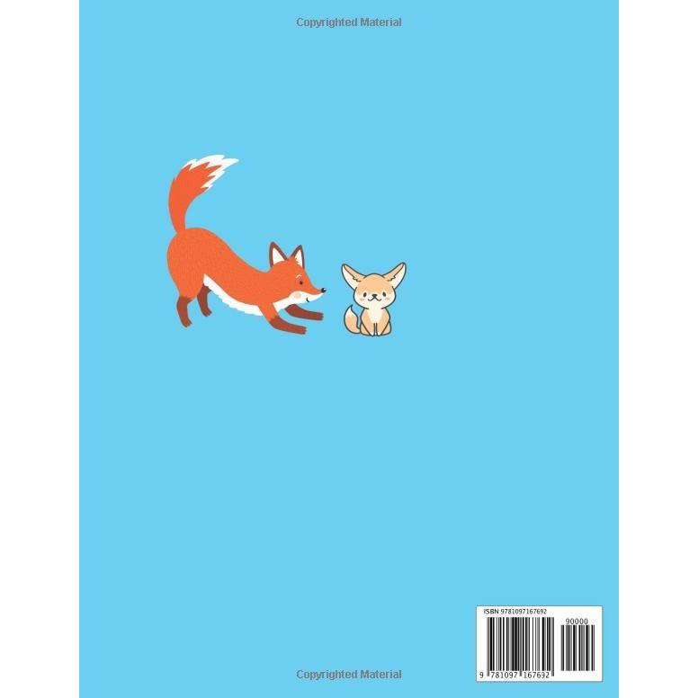 Fox Coloring and Activity Book For Kids: Fennec Fox, Arctic Fox, Red Fox an