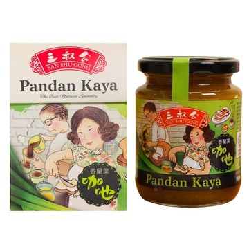 [現貨] 馬來西亞 三叔公 咖椰醬 KAYA 香蘭葉風味 班蘭 PANDAN 咖吔醬 老錢 早餐 下午茶 吐司抹醬