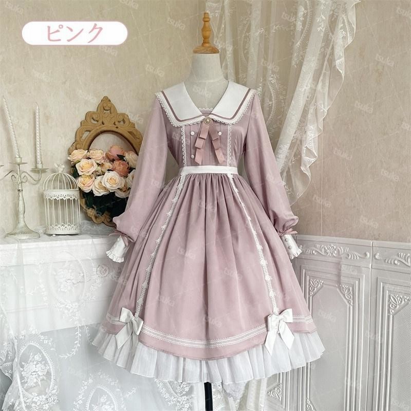 ピンク クラシカルロリィタワンピース