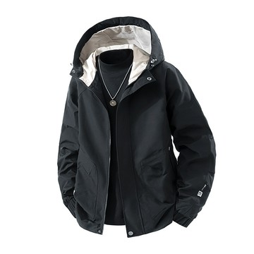 【HOT 本舖】男装夾克男2025秋季新款戶外連帽休閒百搭潮流上衣外套