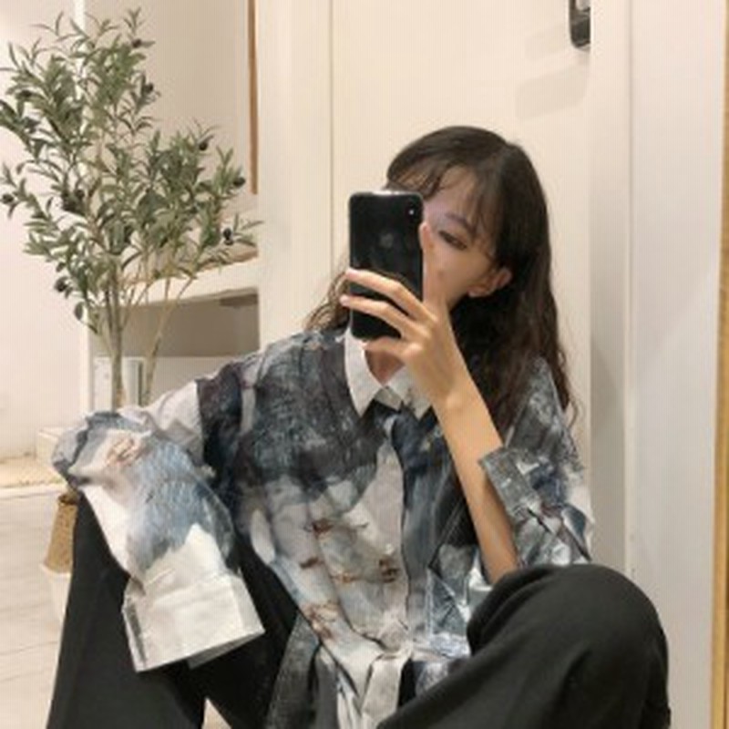 三太郎の日 レディースシャツ総柄 トップス ハワイシャツ ビーチ 女の子 アロハシャツ 個性的 薄手 長袖 ゆったり おしゃれ 通販 Lineポイント最大1 0 Get Lineショッピング