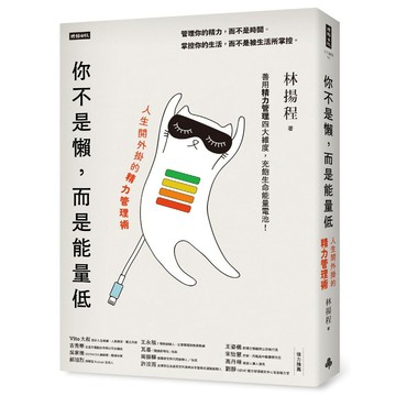 你不是懶，而是能量低：人生開外掛的精力管理術
