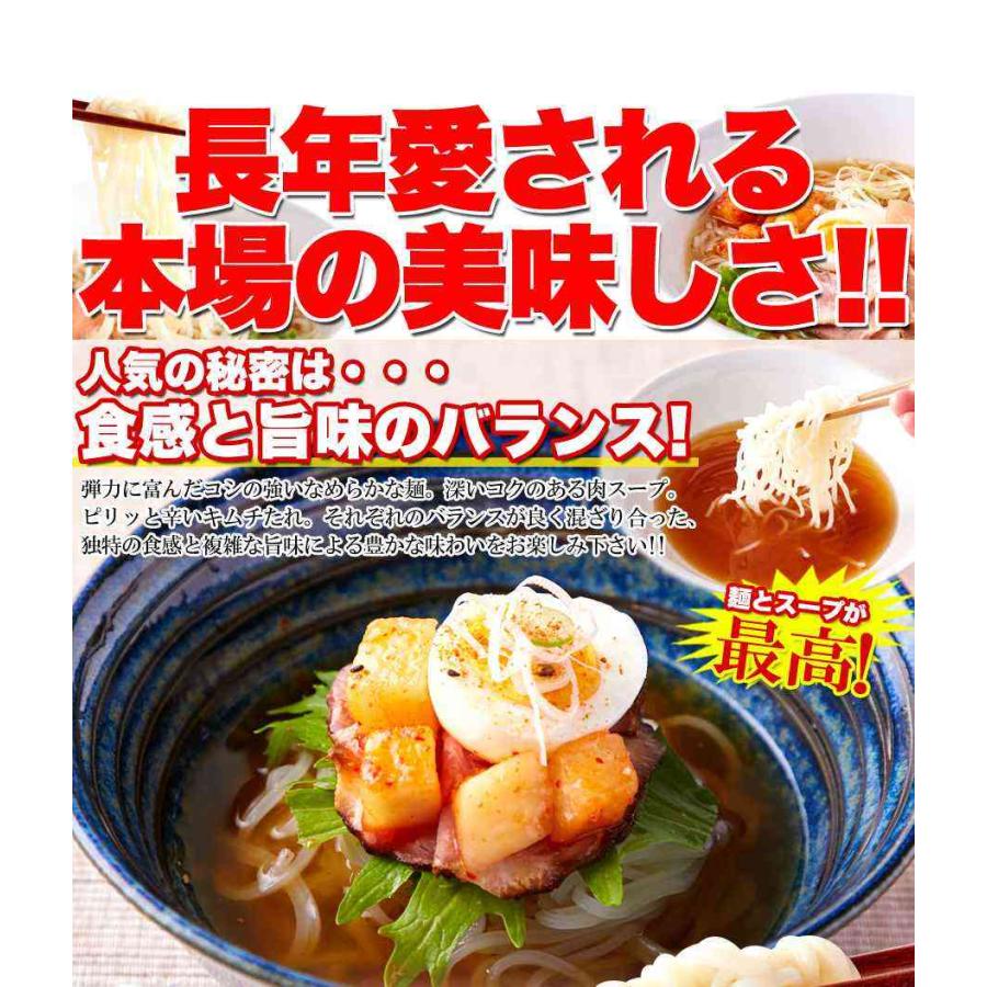 ゆうパケット出荷本場名産品!!老舗の盛岡冷麺４食スープ付き（100ｇ×4袋）