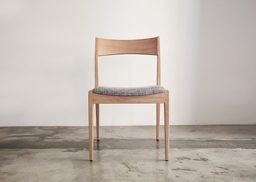 好好搭實木餐椅 / 白橡 / 無扶手