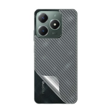 o-one realme C61 背蓋保護貼 卡夢碳纖維材質 強韌彈性 通過抗撞擊力檢測
