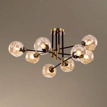 E27工業風半吸頂八燈 L01-1422