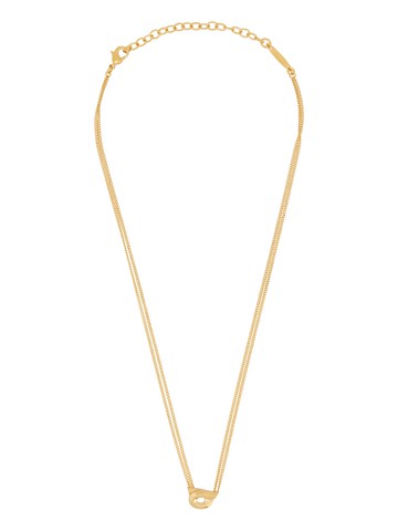 ferragamo "hooks" pendant necklace