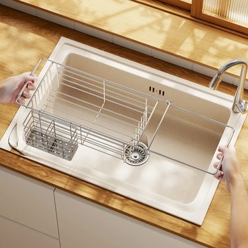 YOUFONE LIFE 日式 廚房碗盤 瀝水 收納 不銹鋼置物架