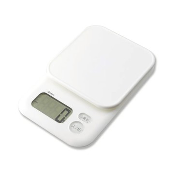 dretec 日本甘納許廚房電子料理秤 1g/3kg 日文按鍵 KS-805IV 象牙白  196 x 130 x 27mm  3kg  1個
