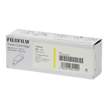 FUJIFILM 富士軟片 原廠原裝高容量黃色 (Y) 碳粉匣 CT202267 (1.4K) 適用 DP CM115 w, DP CM225 fw, DP CP115