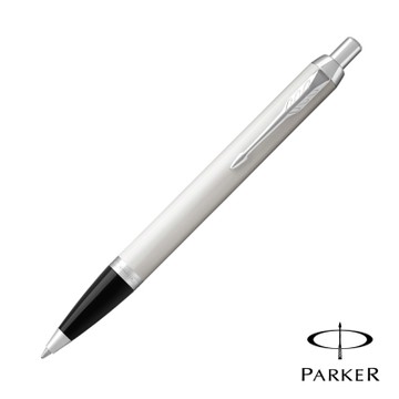 PARKER 派克 NEW IM 白桿白夾 原子筆