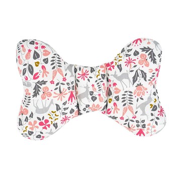 JoyNa - 嬰兒枕頭 蝴蝶枕 定型枕-小花