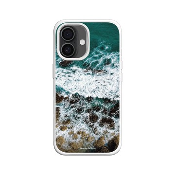 iPhone 16 SolidX 白 - Chi Po-Lin 齊柏林《看見台灣》系列 - 墾丁白沙灣