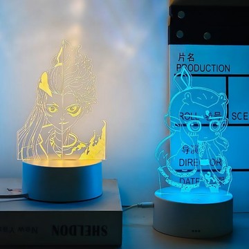 🔶台灣發貨🔶哪吒之魔童鬧海2周邊敖丙申公豹手辦小夜燈臥室睡眠兒童床頭檯燈