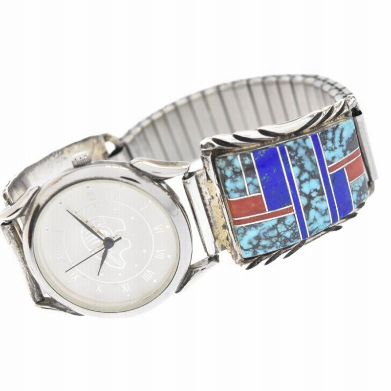 インディアンジュエリー インレイ ターコイズ ウォッチ 腕時計 | LINE  