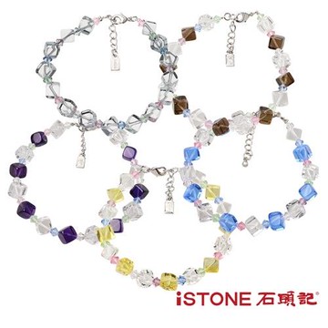 石頭記 水晶手鍊-夏日冰鑽 (五色任選)
