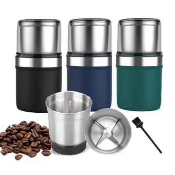 【GAARii】 雙鋼杯 可拆卸清洗 研磨機 304不鏽鋼 咖啡磨豆機 中藥材磨粉機 磨粉機 磨豆機 研磨機(2入鋼杯)