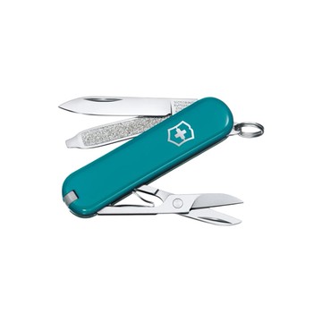 Victorinox 瑞士維氏 SD小型袋裝【7用】-湖水綠 約5.8cm (VI500)