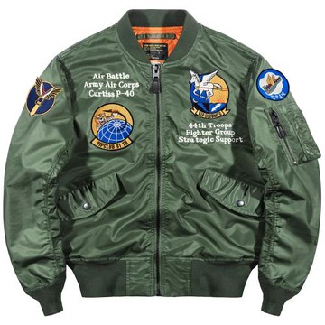 VIP飛行員夾克男士春秋韓版工裝休閑外套薄款大碼帥氣棒球服潮流